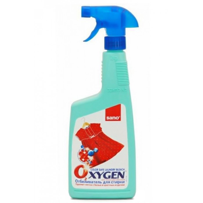 Пятновыводитель для стирки без хлора Sano Oxygen, 750мл - 